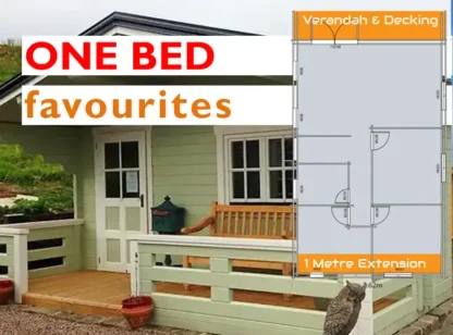 One Bed Log Cabin options