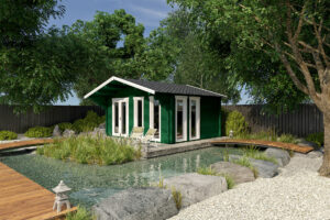 Green NILA Garden Cabin