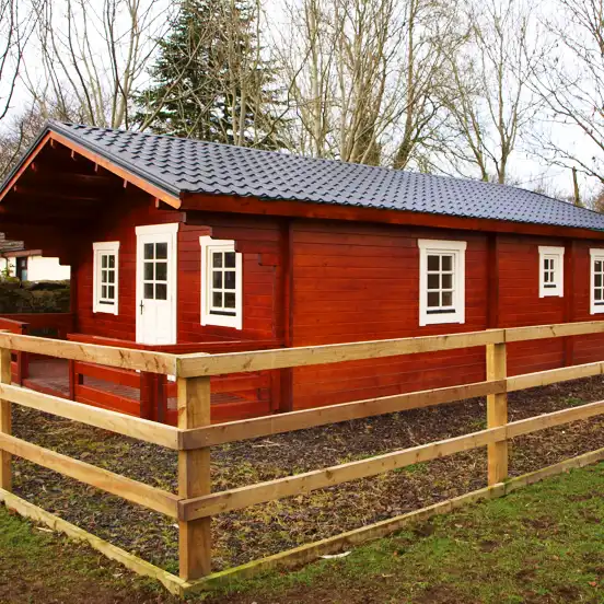 Two Bed Log Cabin with Verandah