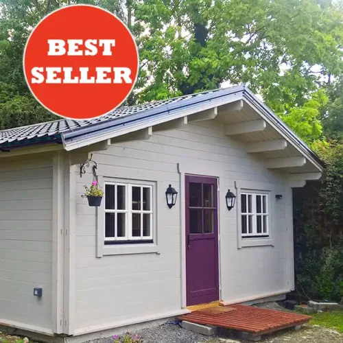 Best-selling two bed log cabin