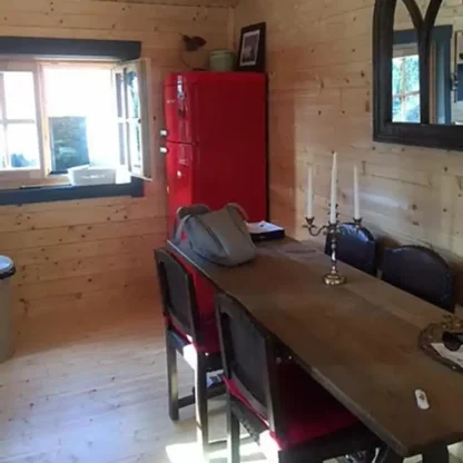 Waterford log cabin kitchen