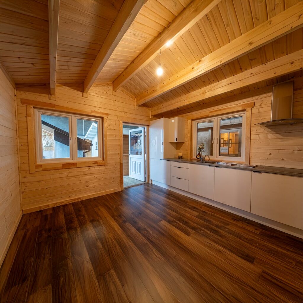 Why January Is the Smartest Time to Plan a Log Cabin or Timber Build in Ireland 2 kitchen log house