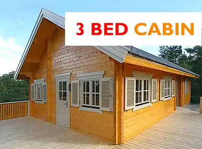 Three Bedroom Log Cabins